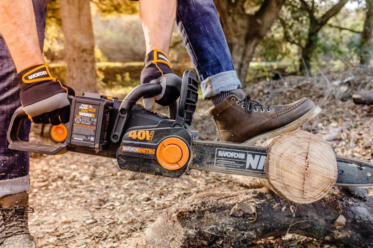 Worx WG385E.9 - Motosierra BL 40cm NITRO 40V (2*20V) (S/bat)