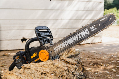 Worx WG385E.9 - Motosierra BL 40cm NITRO 40V (2*20V) (S/bat)