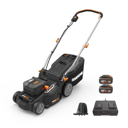 Worx WG737E - Cortacésped 37 cm BL NITRO 40V (2*20V) (2bat 2,0Ah)