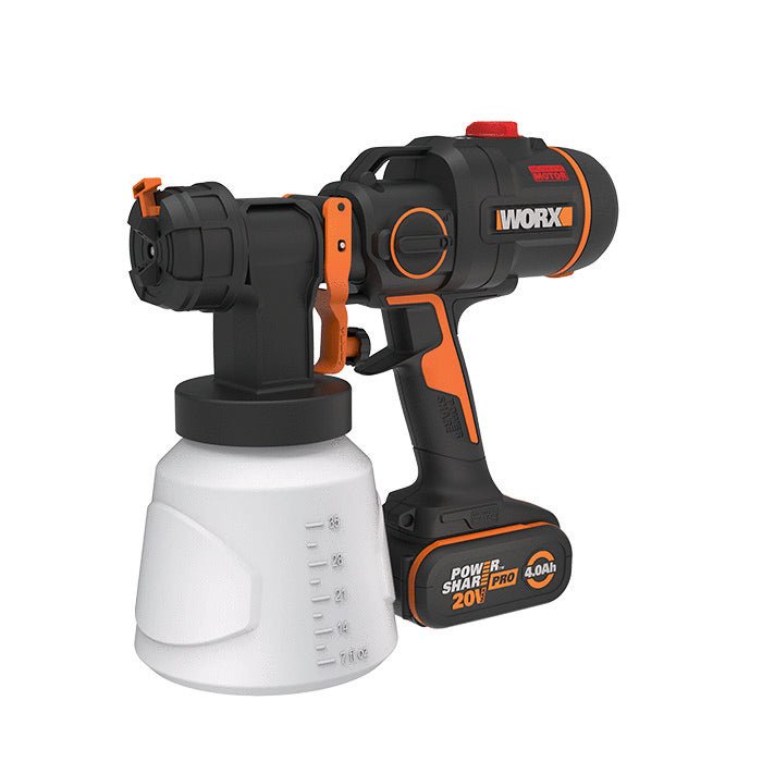 Worx WX020 - Pistola de pintura 20V (1bat 4.0Ah) - Ferrotecnia