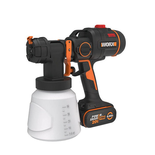 Worx WX020 - Pistola de pintura 20V (1bat 4.0Ah) - Ferrotecnia