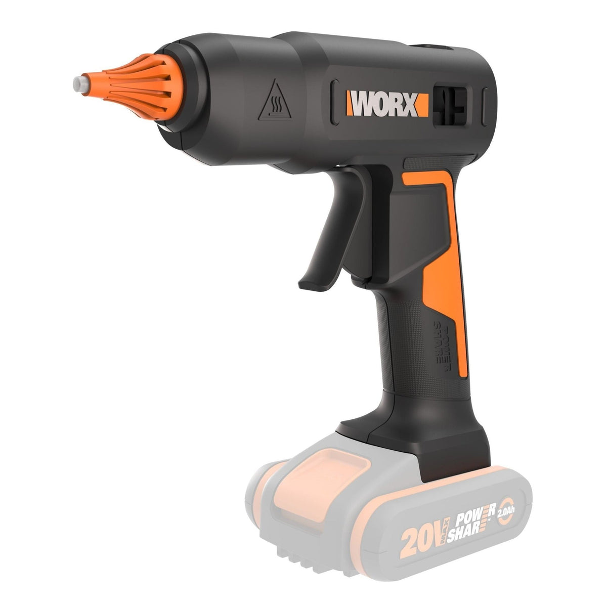 Worx WX045.9 - Pistola de silicona 20V (S/bat) - Ferrotecnia
