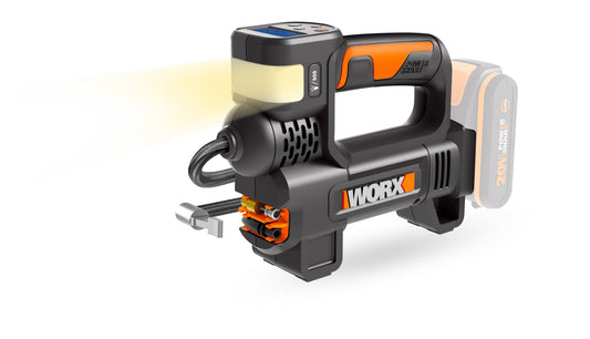 Worx WX092.9 - 2 en 1 Inflador y linterna 20V S/bat - Ferrotecnia