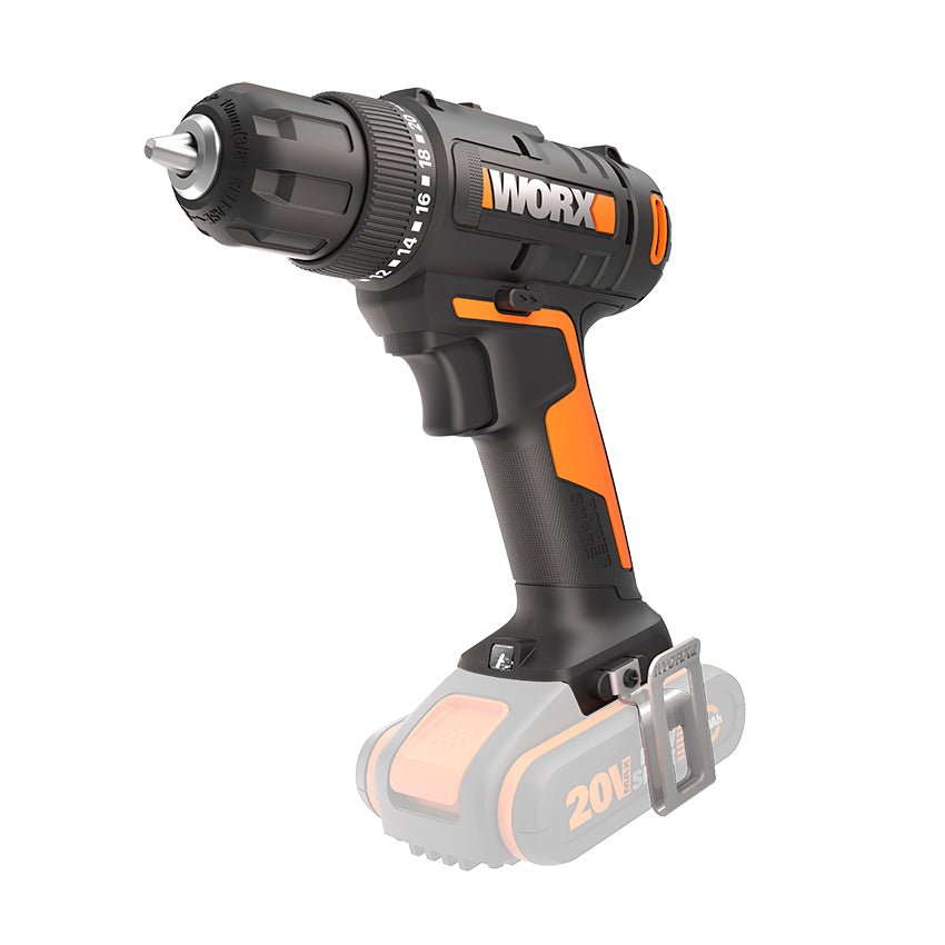 Worx WX100.9 - Taladro atornillador 20V (Sin batería) - Ferrotecnia