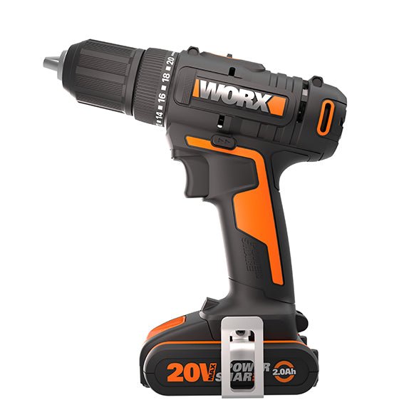 Worx WX108 - Taladro atornillador inalámbrico de 20V - Ferrotecnia