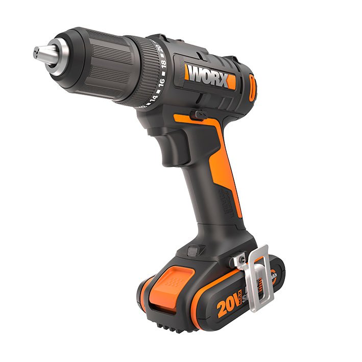 Worx WX108 - Taladro atornillador inalámbrico de 20V - Ferrotecnia