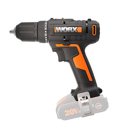 Worx WX108.9 - Taladro atornillador 20V (Sin batería) - Ferrotecnia