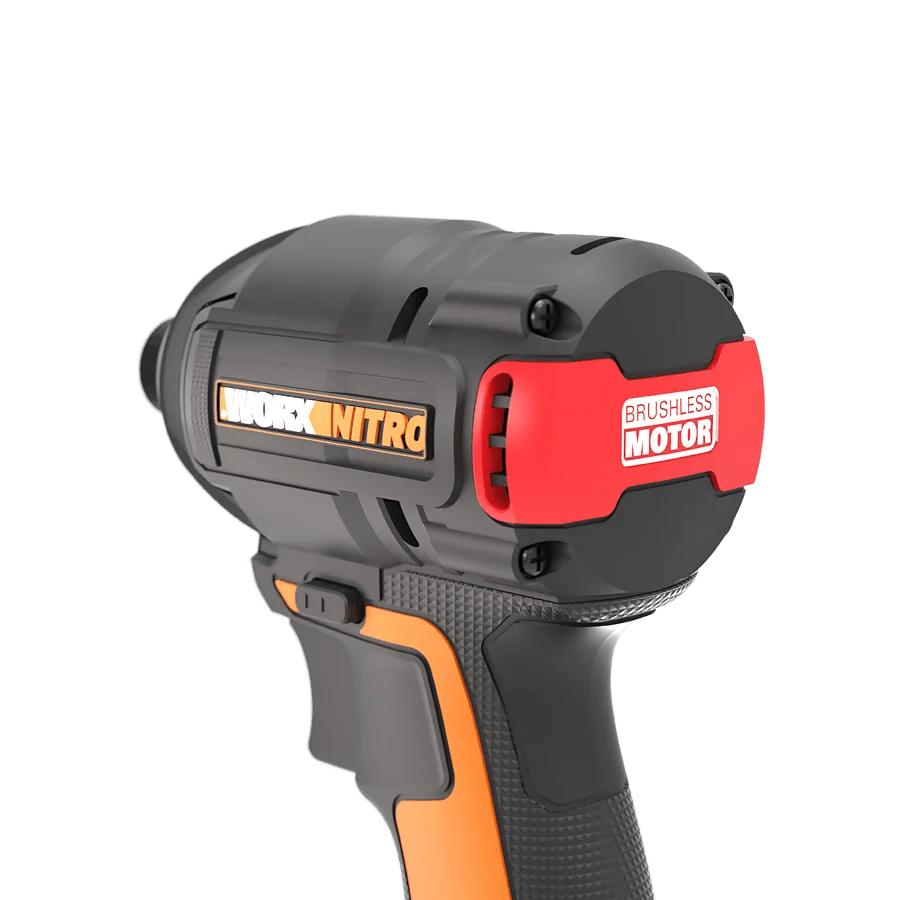 Worx WX265 - Atornillador de impacto compacto sin escobillas 20V 200Nm - con 2 baterías y cargador - Ferrotecnia