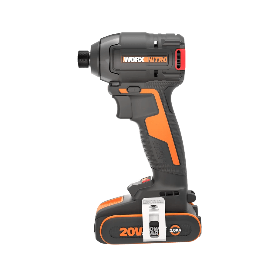 Worx WX265 - Atornillador de impacto compacto sin escobillas 20V 200Nm - con 2 baterías y cargador - Ferrotecnia