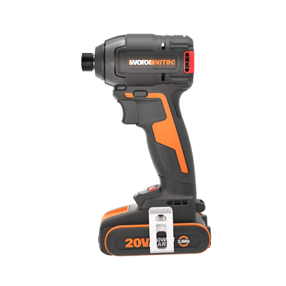 Worx WX265 - Atornillador de impacto compacto sin escobillas 20V 200Nm - con 2 baterías y cargador - Ferrotecnia