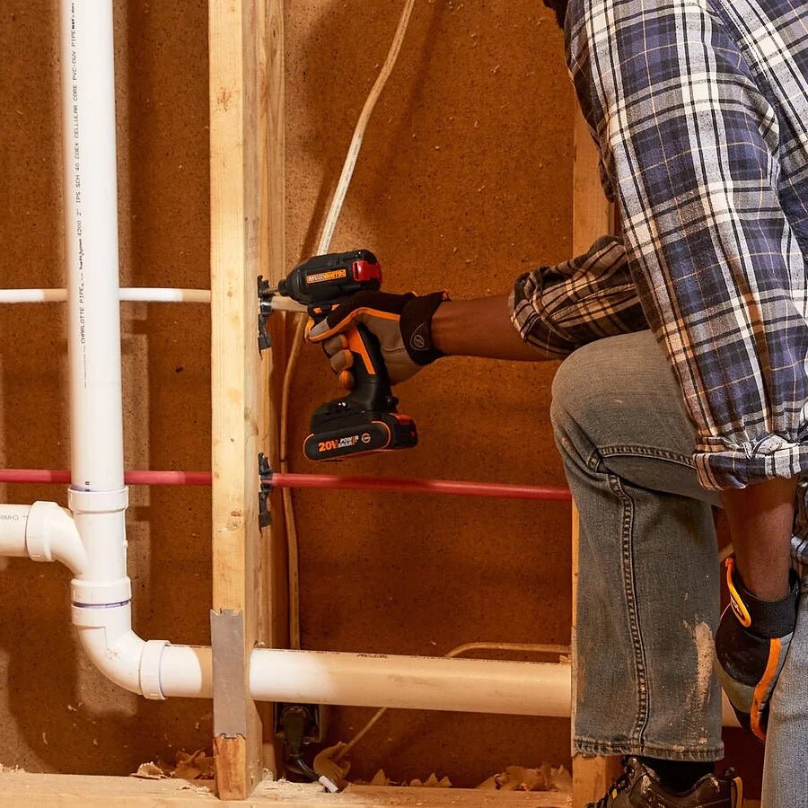 Worx WX265 - Atornillador de impacto compacto sin escobillas 20V 200Nm - con 2 baterías y cargador - Ferrotecnia