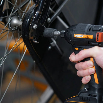 Worx WX265 - Atornillador de impacto compacto sin escobillas 20V 200Nm - con 2 baterías y cargador - Ferrotecnia