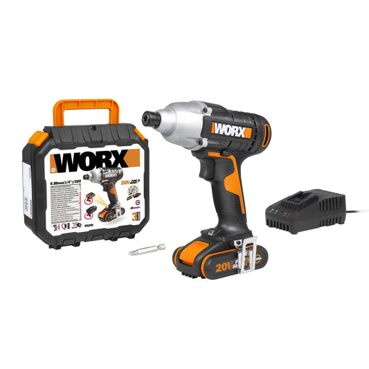 Worx WX291 - 20V 2.0Ah Impact Driver (1 battery)