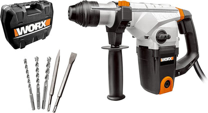 Worx WX333 - Martillo perforador 3 Funciones 1250W 5J - Ferrotecnia