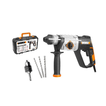 Worx WX339.3 - 3 Function Horizontal Hammer 800W 2.5J