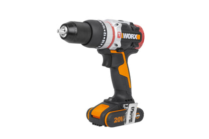 Worx WX354 - Taladro percutor Brushless Slammer Drill 20V 2.0Ah (2 bat) - Ferrotecnia