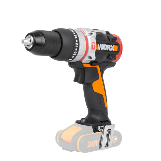 Worx WX354.9 - Taladro percutor Brushless Slammer Drill 20V (Sin batería) - Ferrotecnia