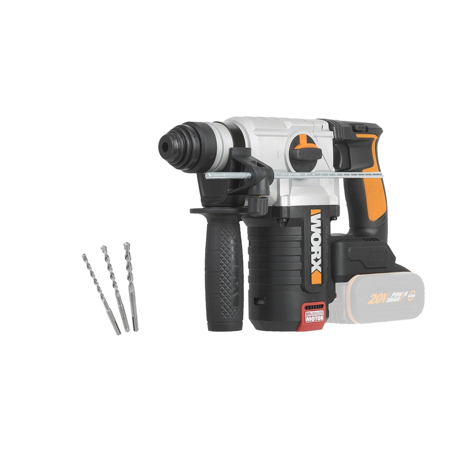Worx WX380.9 - Hammer 4 F Brushless 2.2J 20V S/bat
