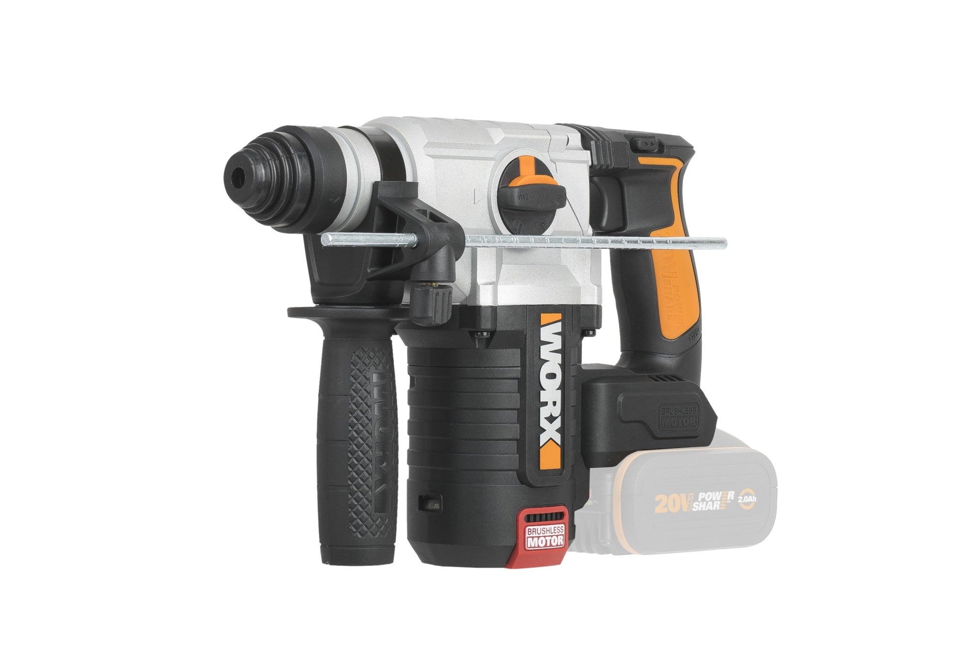 Worx WX380.9 - Martillo 4 F Brushless 2,2J 20V S/bat - Ferrotecnia