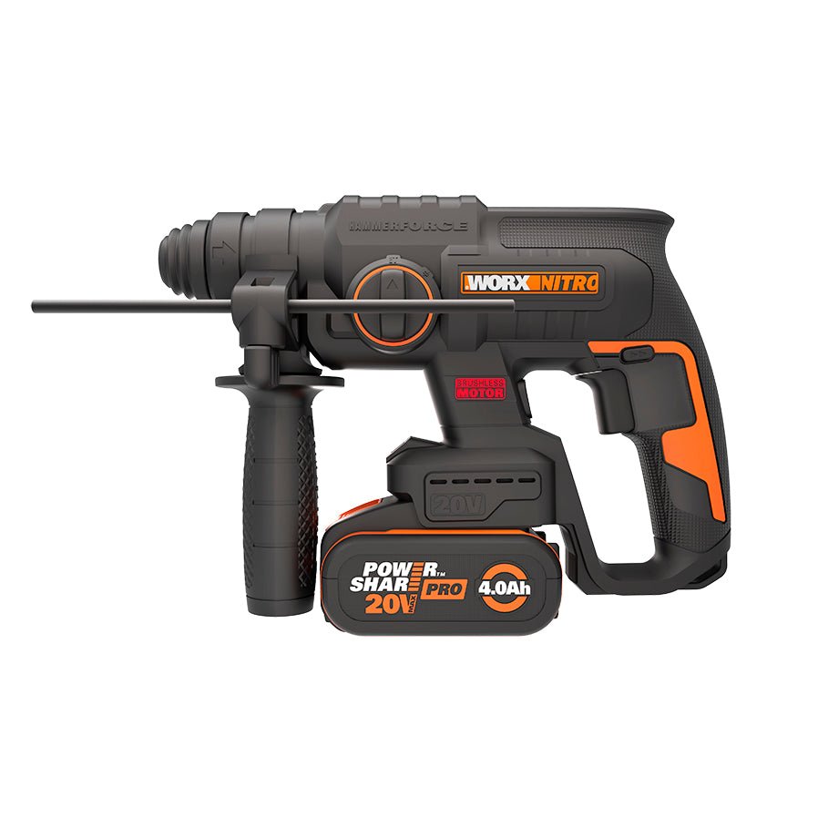 Worx WX381 - Martillo SDS - Plus BL 20V (1bat 2.0Ah) - Ferrotecnia