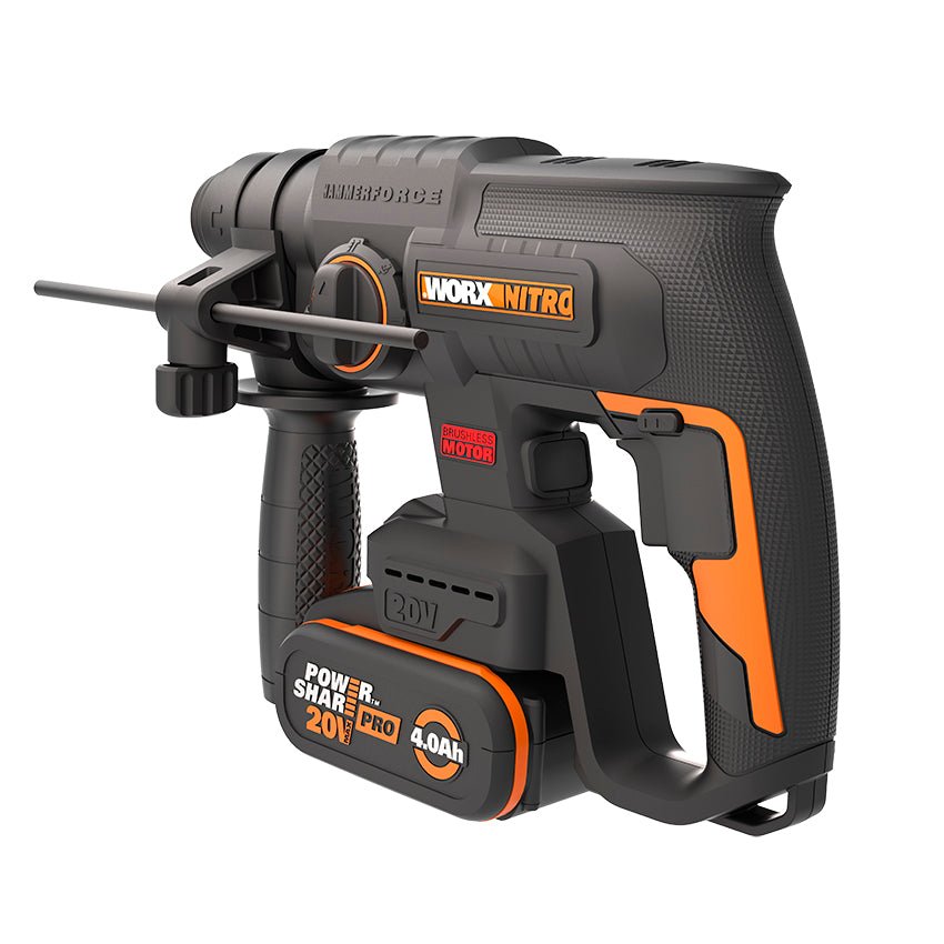 Worx WX381 - Martillo SDS - Plus BL 20V (1bat 2.0Ah) - Ferrotecnia