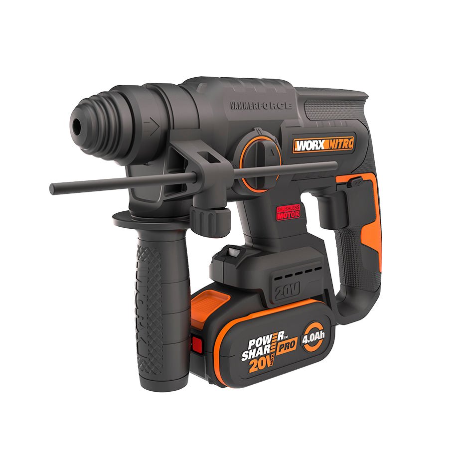 Worx WX381 - Martillo SDS - Plus BL 20V (1bat 2.0Ah) - Ferrotecnia