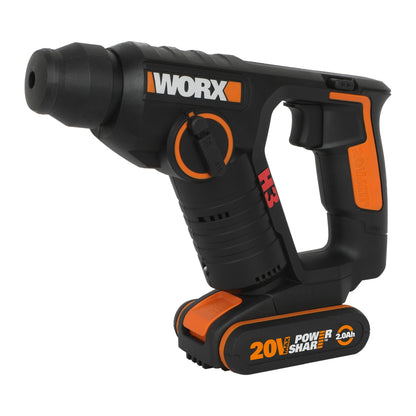 Worx WX394.6 - H3 Marti/Taladro/Atorn 20V 2Ah 2Bat - Ferrotecnia