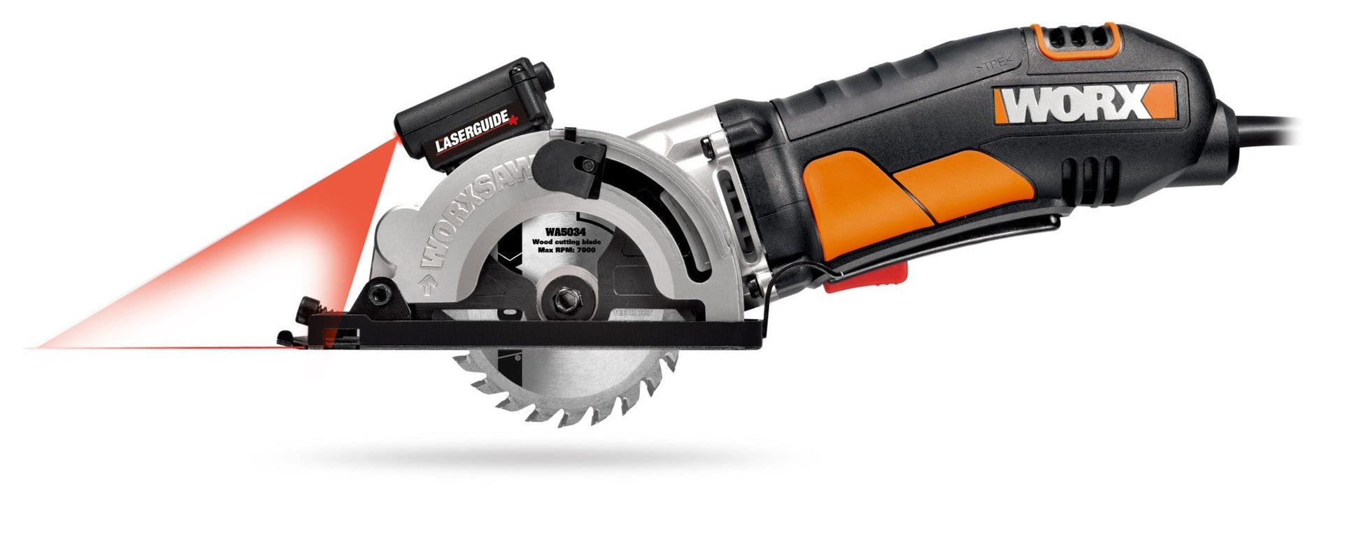 Worx WX426 - Sierra circular Worxsaw HC 400W 27mm - Ferrotecnia