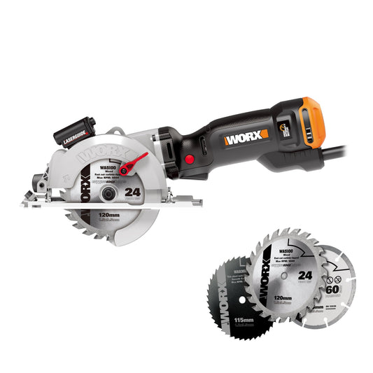 Worx WX437 - Sierra circular Worxsaw XL 800W 120mm - Ferrotecnia