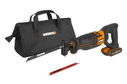 Worx WX500 - Sierra de sable 20V 2.0Ah (1 bat) - Ferrotecnia
