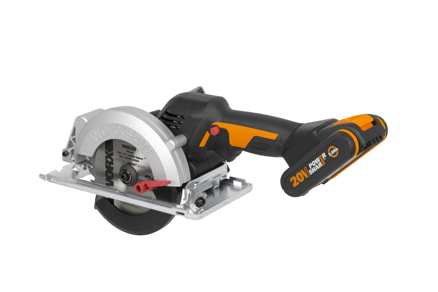 Worx WX531 - Sierra circular Brushless Worxsaw 46mm 20V 2.0Ah (1 bat) - Ferrotecnia