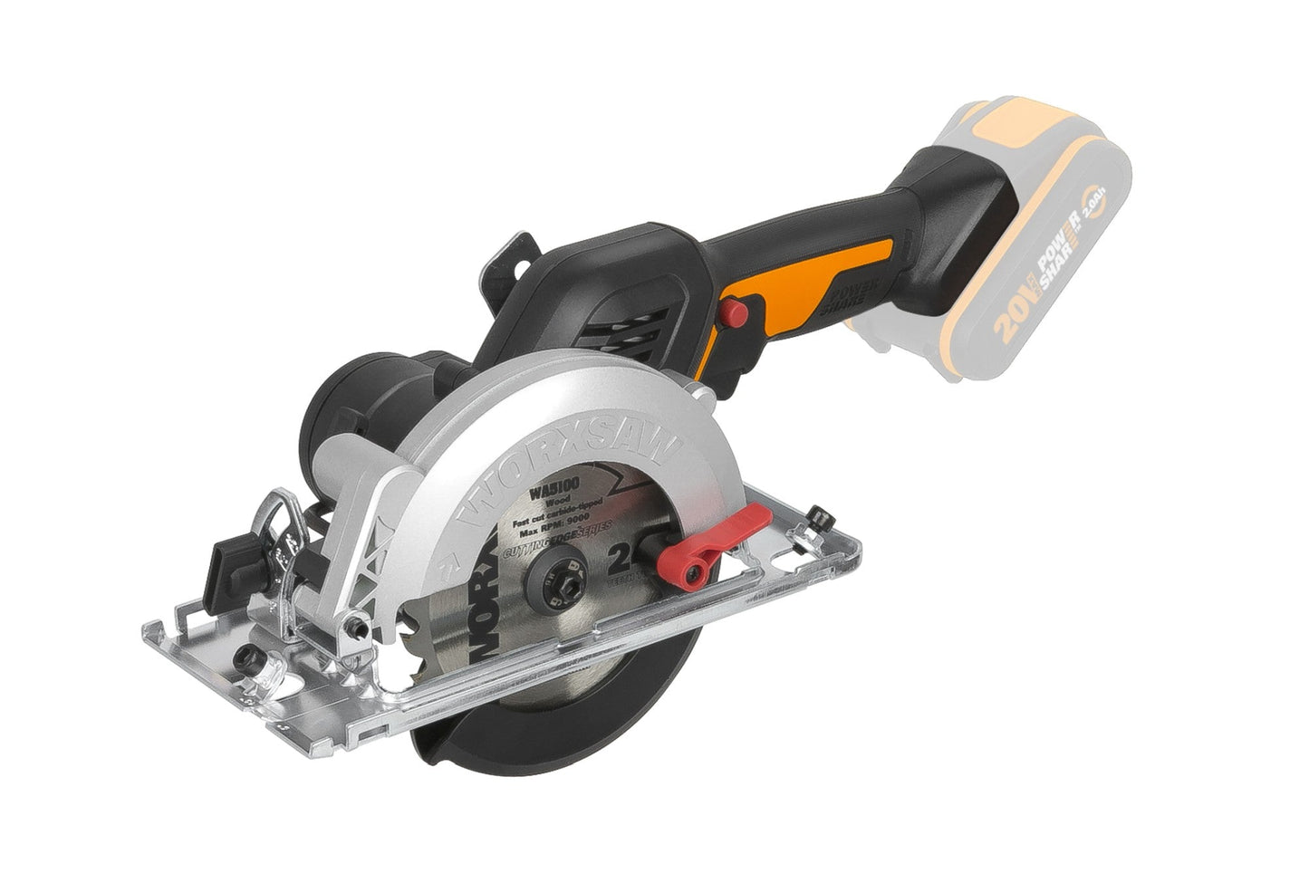 Worx WX531.9 - Sierra circular Brushless Worxsaw 46mm 20V (Sin batería) - Ferrotecnia