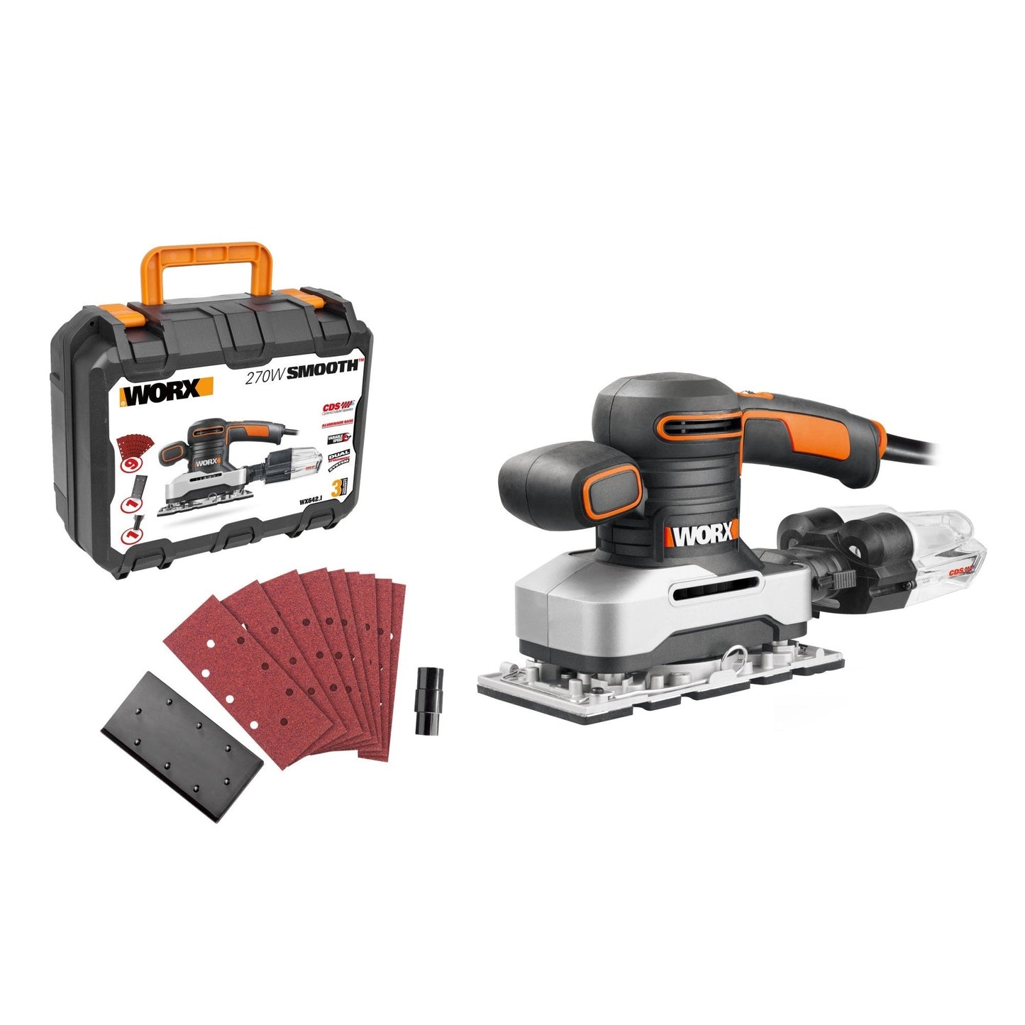 Worx WX642.1 - 270W Orbital Sander