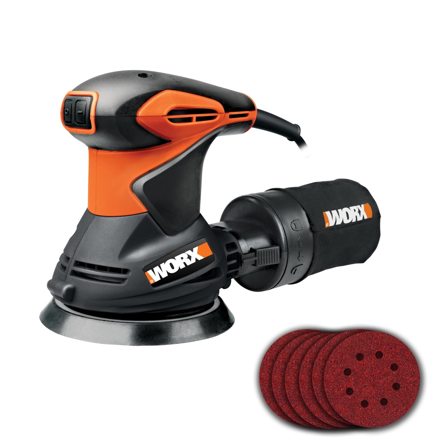 Worx WX652.1 - Lijadora rotorbital 300W 125mm - Ferrotecnia