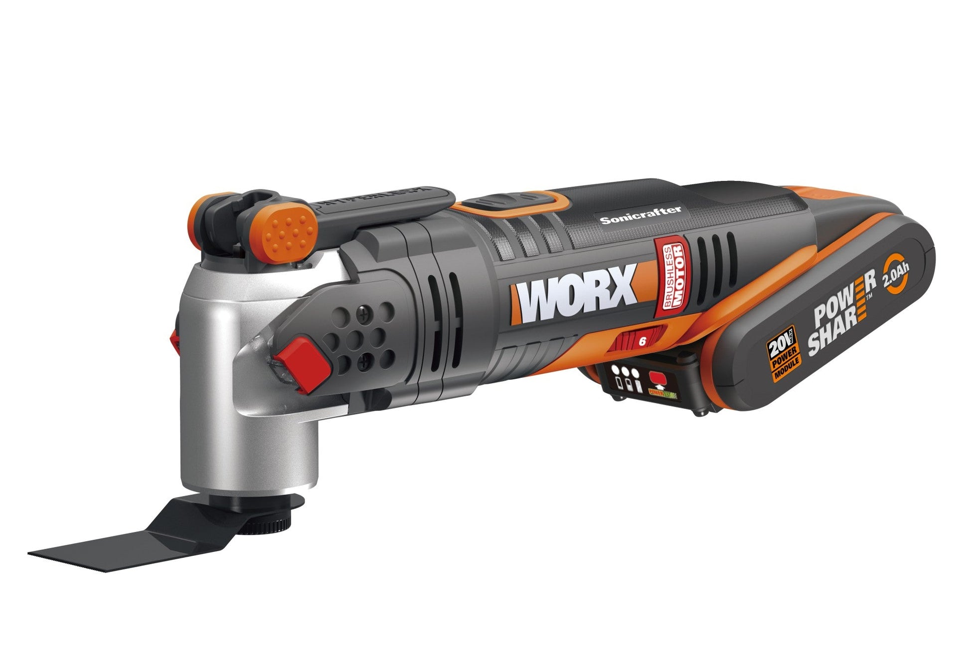 Worx WX693 - Multiherramienta Sonicrafter® Brushless 20V 2.0Ah (1bat) - Ferrotecnia