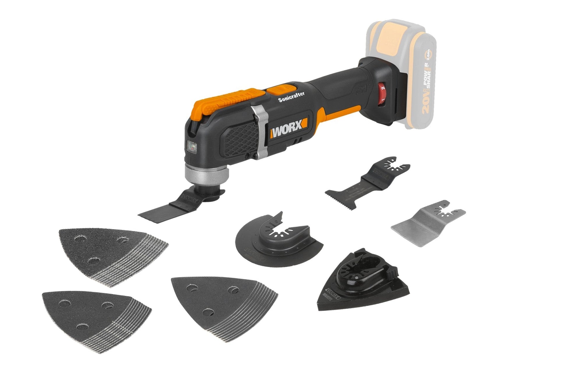 Worx WX696.9 - Multiherramienta Sonicrafter® 20V S/bat - Ferrotecnia