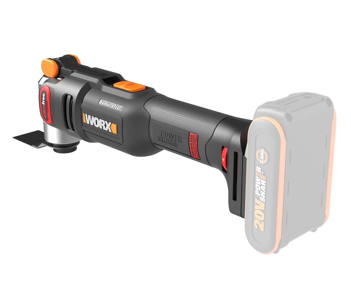 Worx WX698.9 - Multiherramienta Sonicrafter® BL NITRO 20V (S/bat)
