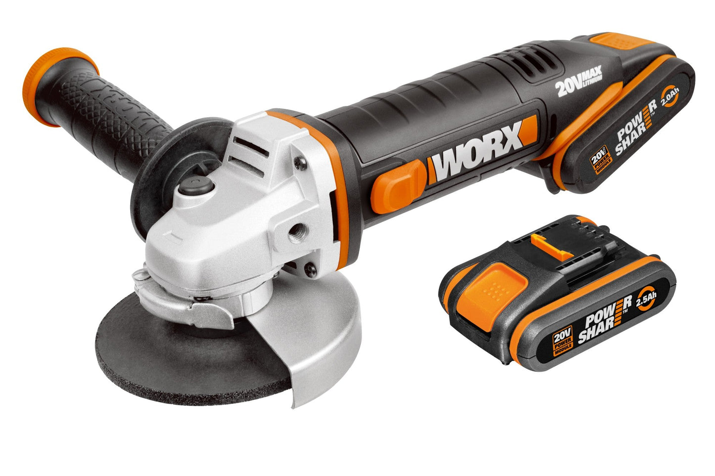 Worx WX800 - Amoladora 115mm 20V 2.0Ah (2 bat) - Ferrotecnia