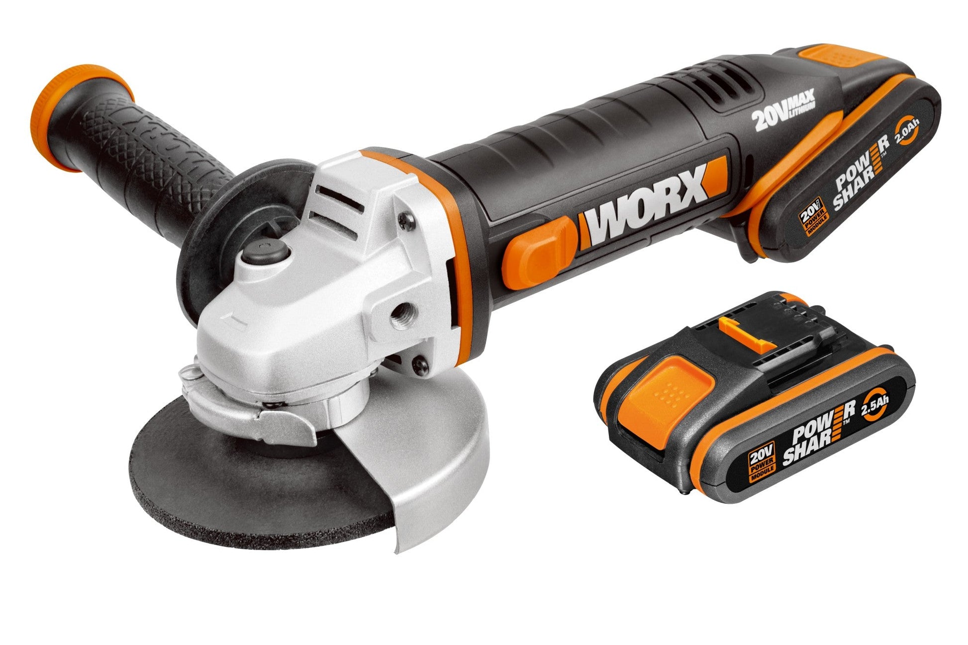 Worx WX800 - Amoladora 115mm 20V 2.0Ah (2 bat) - Ferrotecnia