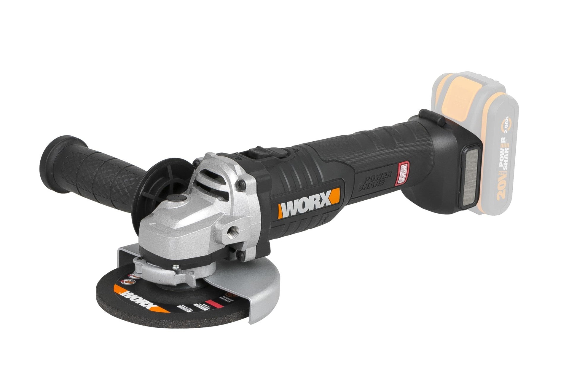 Worx WX812.9 - Amoladora Brushless 125mm 20V (Sin batería) - Ferrotecnia