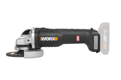Worx WX812.9 - Amoladora Brushless 125mm 20V (Sin batería) - Ferrotecnia