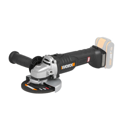 Worx WX813.9 - 115mm 20V S/bat Brushless Grinder