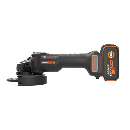 Worx WX814 - Amoladora angular 125mm BL NITRO 20V (1bat 4,0Ah)