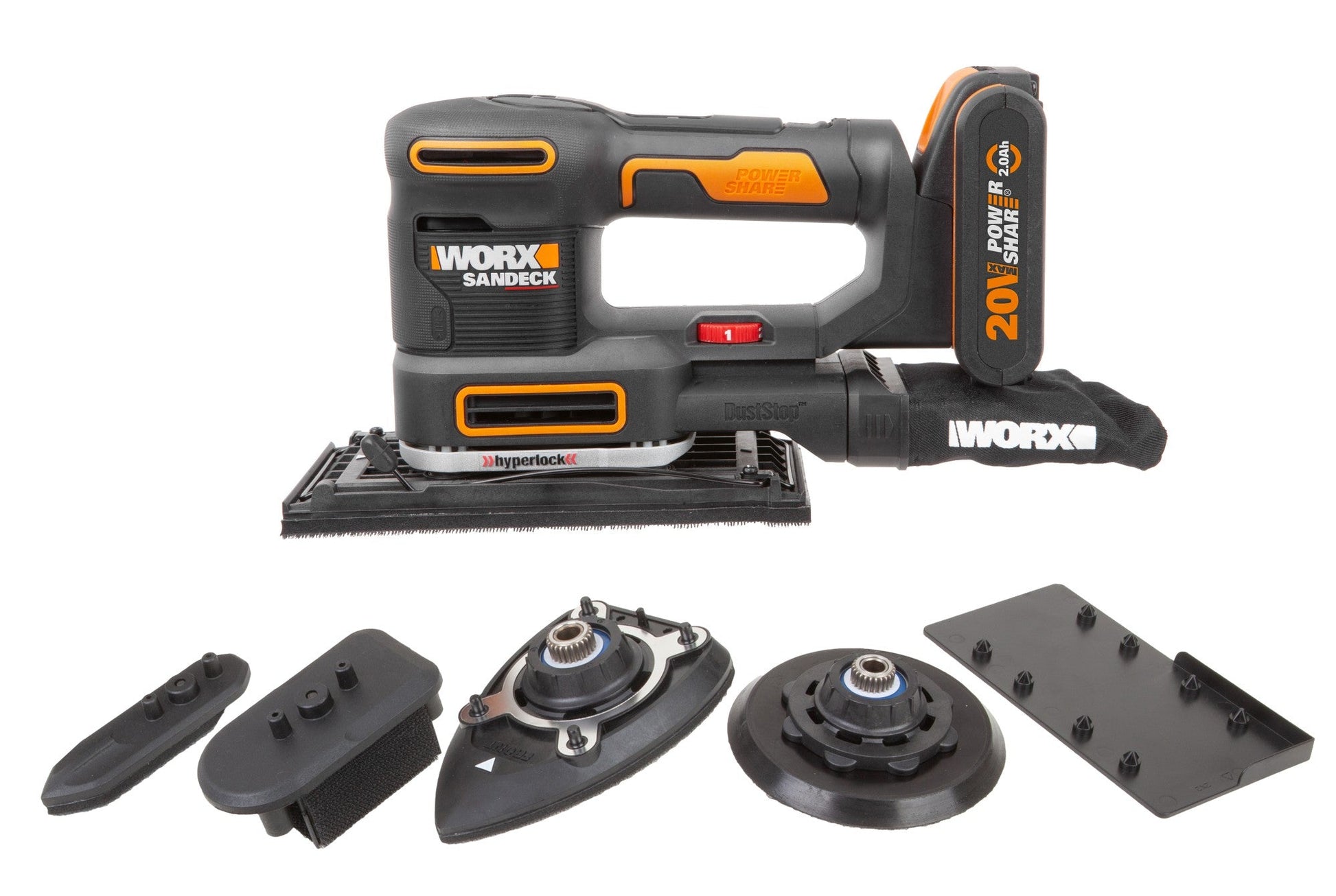Worx WX820 - Multilijadora 5 en 1 20V 2.0Ah (1 bat) - Ferrotecnia
