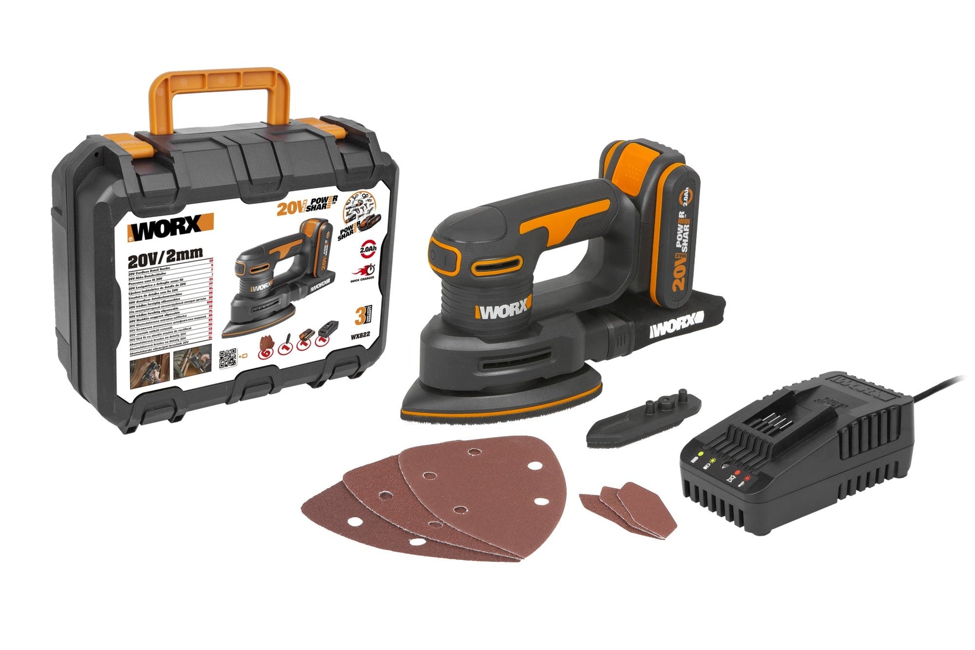 Worx WX822 - Multilijadora 20V 2.0Ah (1 bat) - Ferrotecnia