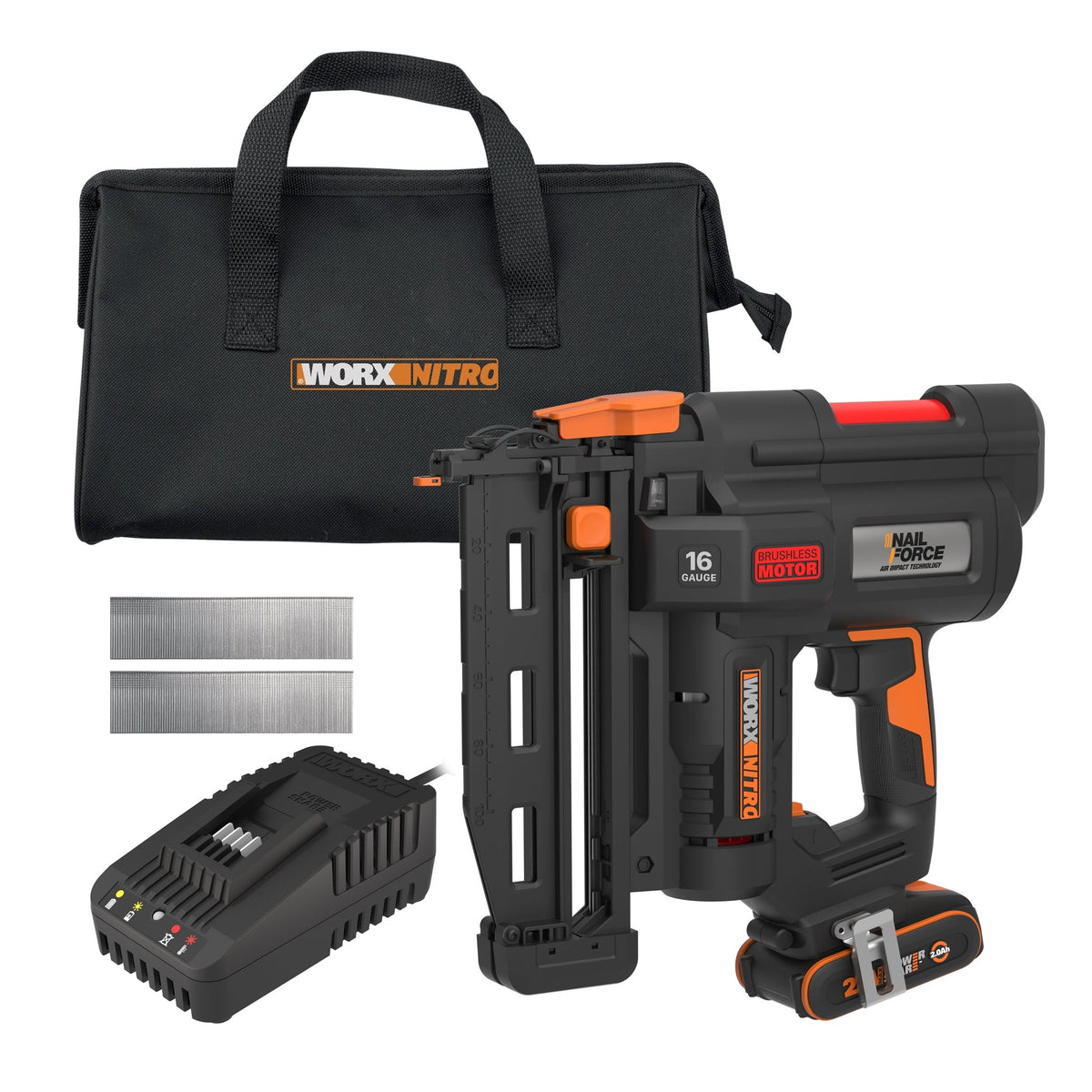 Worx WX841 - Clavadora BL NITRO 20V (1bat 2,0Ah)