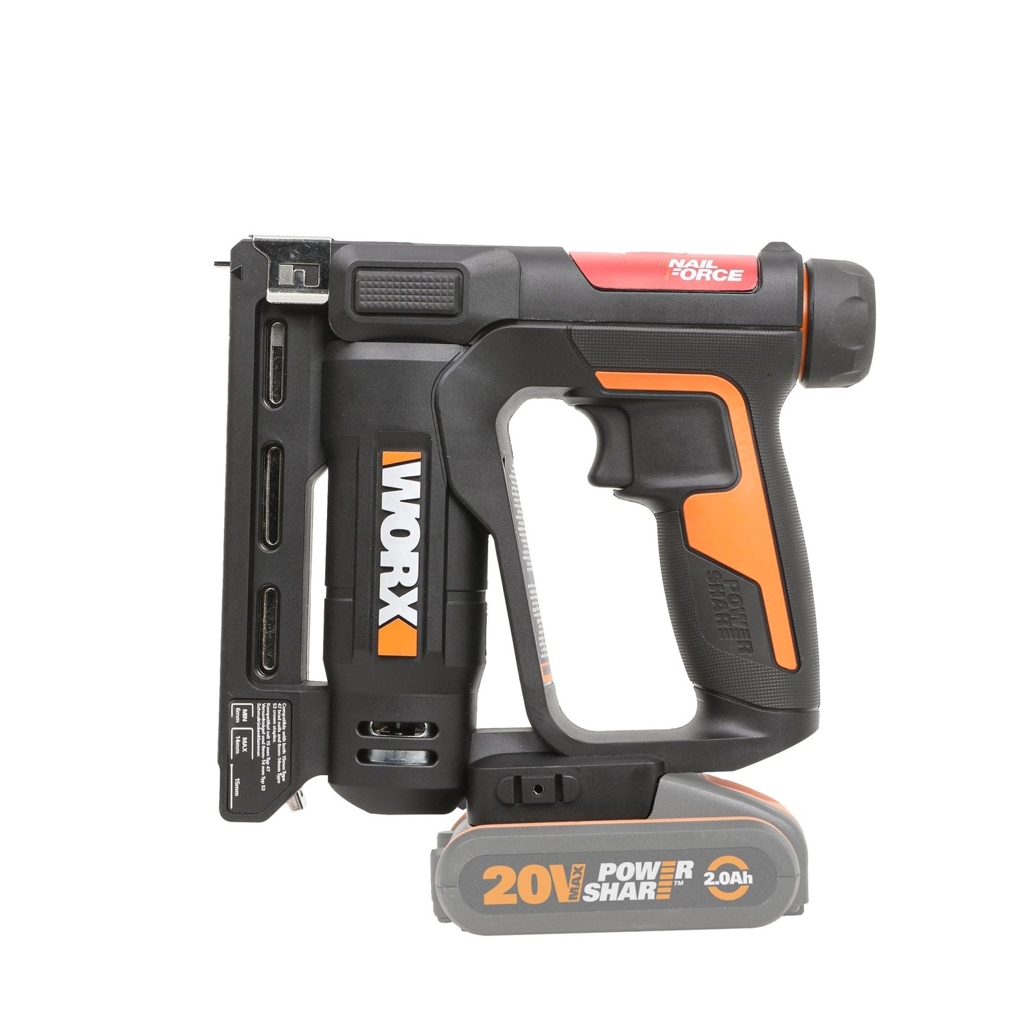 Worx WX843.9 - Mini Grapadora Clavadora 20V (Sin batería) - Ferrotecnia