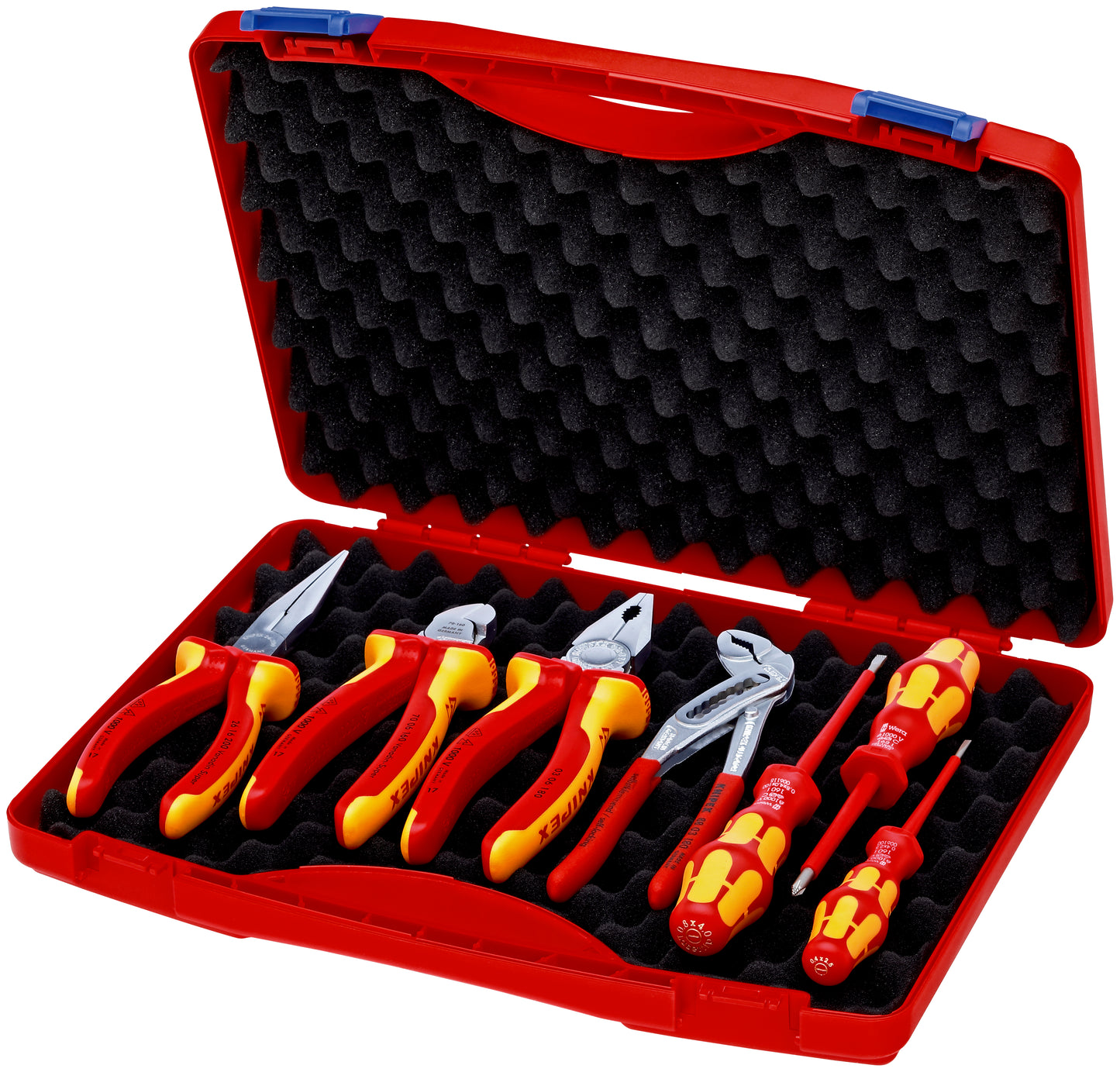 Knipex 00 21 15 - Estuche de herramientas "RED" Electro Set 2