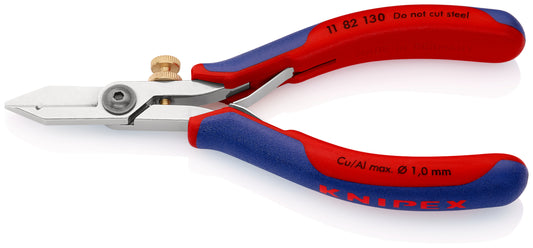 Knipex 11 82 130 - Tijera pelacables para electrónica