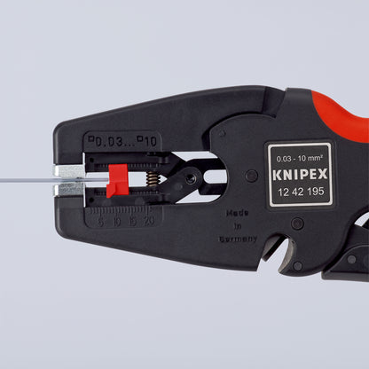 Knipex 12 42 195 – Pince à dénuder auto-ajustable MultiStrip 10